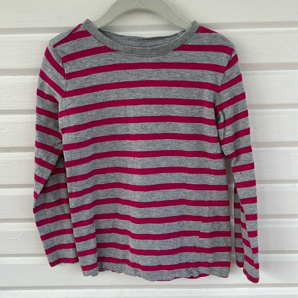 Primary Striped Long Sleeve T